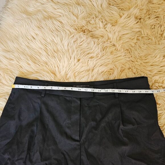 Tiffany Co Wardrobe Black Womens Slacks Unhemmed Size 18 - Picture 6 of 6